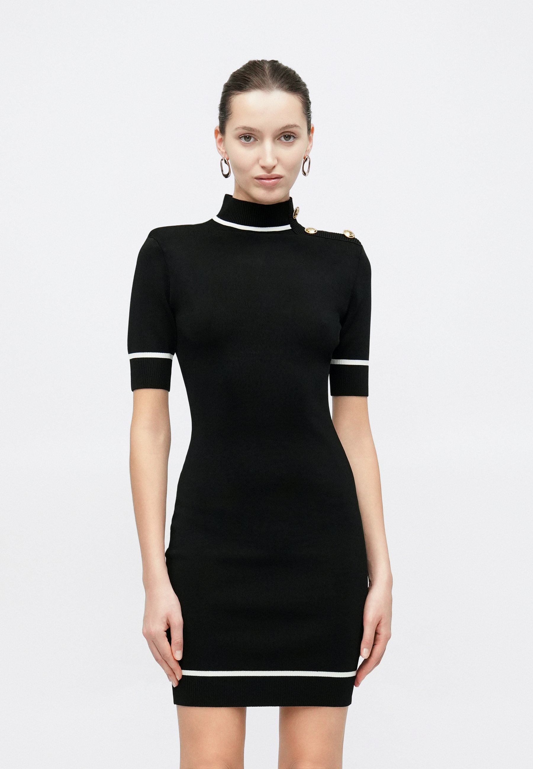 MARCIANO BY GUESS NOEMI SHORT DRESS - Day dress - black/anthracite - Zalando.co.uk MARCIANO BY GUESS NOEMI SHORT DRESS - Day dress - black/anthracite - Zalando.co.uk