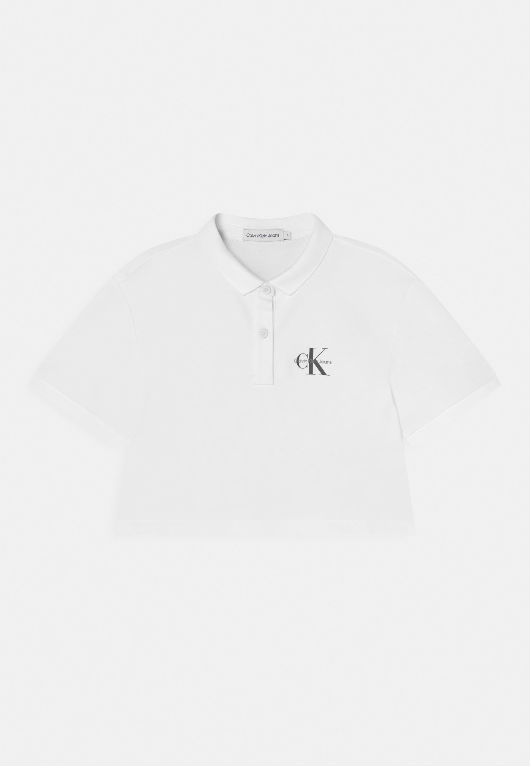 Calvin Klein Jeans MONOGRAM - Poloshirt - bright white/wit - Zalando.nl