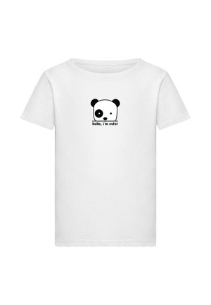 HELLO I'M CUTE   - T-shirt print - white
