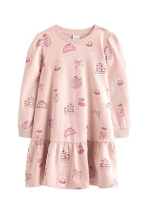 WITH BRUSHED INSIDE  - Vestito casual - light dusty pink