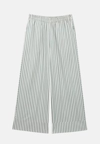 Pantalon classique - ecru/green