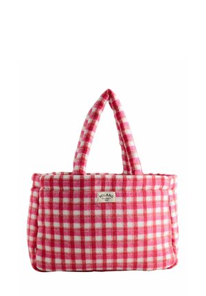 GINGHAM SHOULDER - Borsa a mano - pink
