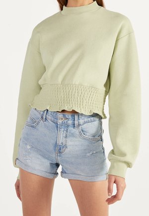 Bershka, Short en jean - blue