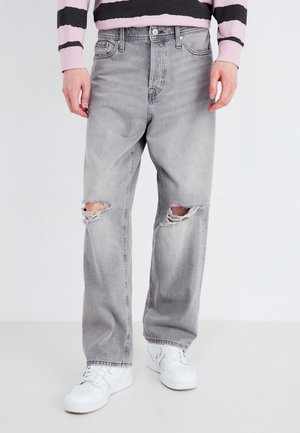 Jeans baggy - grey denim