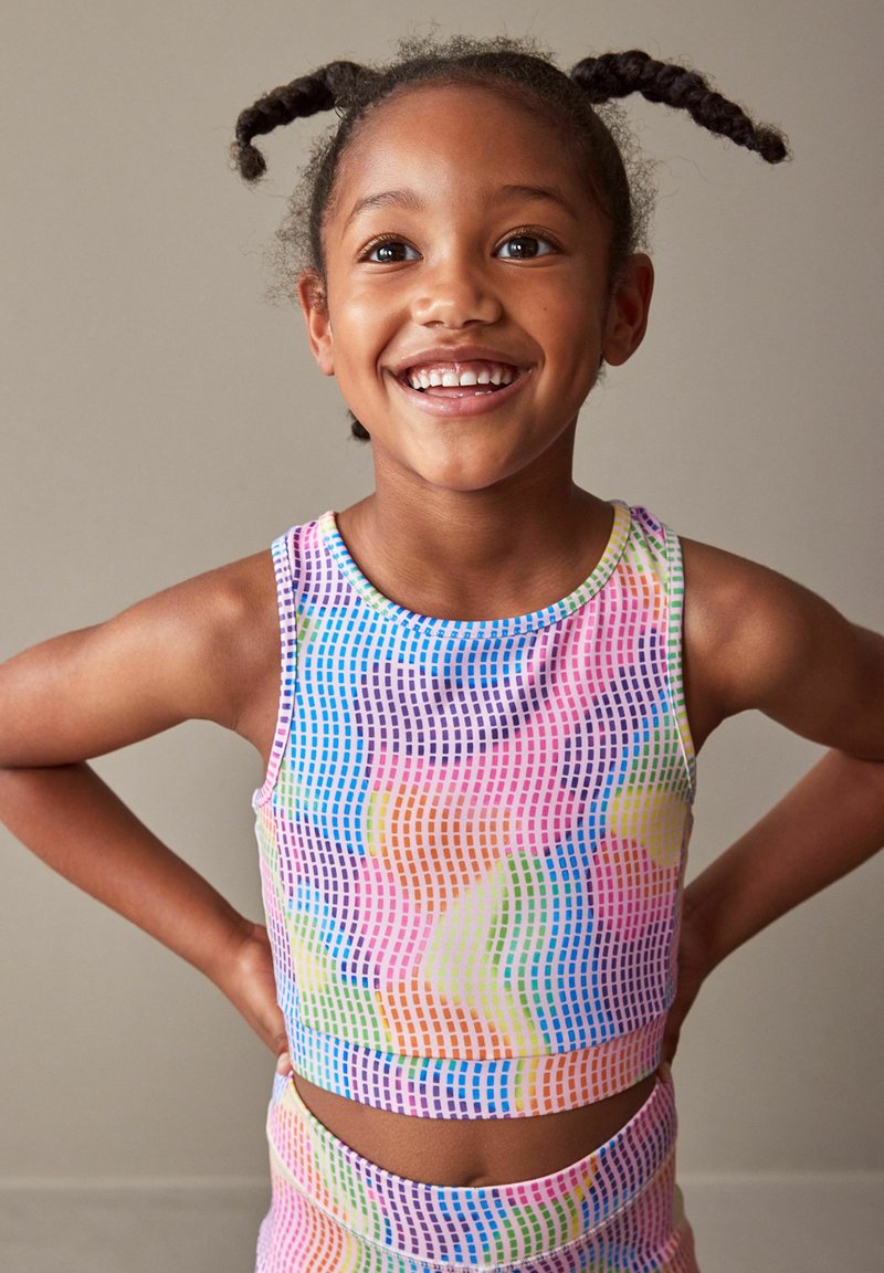 Next - CROP - Top - multi bright, Forstør