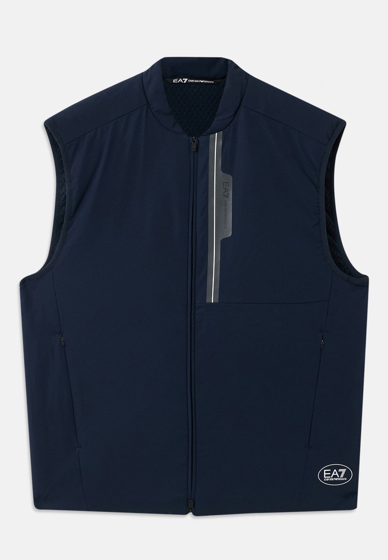 EA7 Emporio Armani Bodywarmer blauw EA7 Emporio Armani Bodywarmer blauw