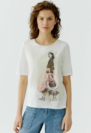 T-Shirt print - white