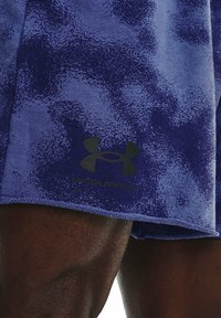 Under Armour UA RIVAL TERRY 6IN - Kurze Sporthose - sonar blue