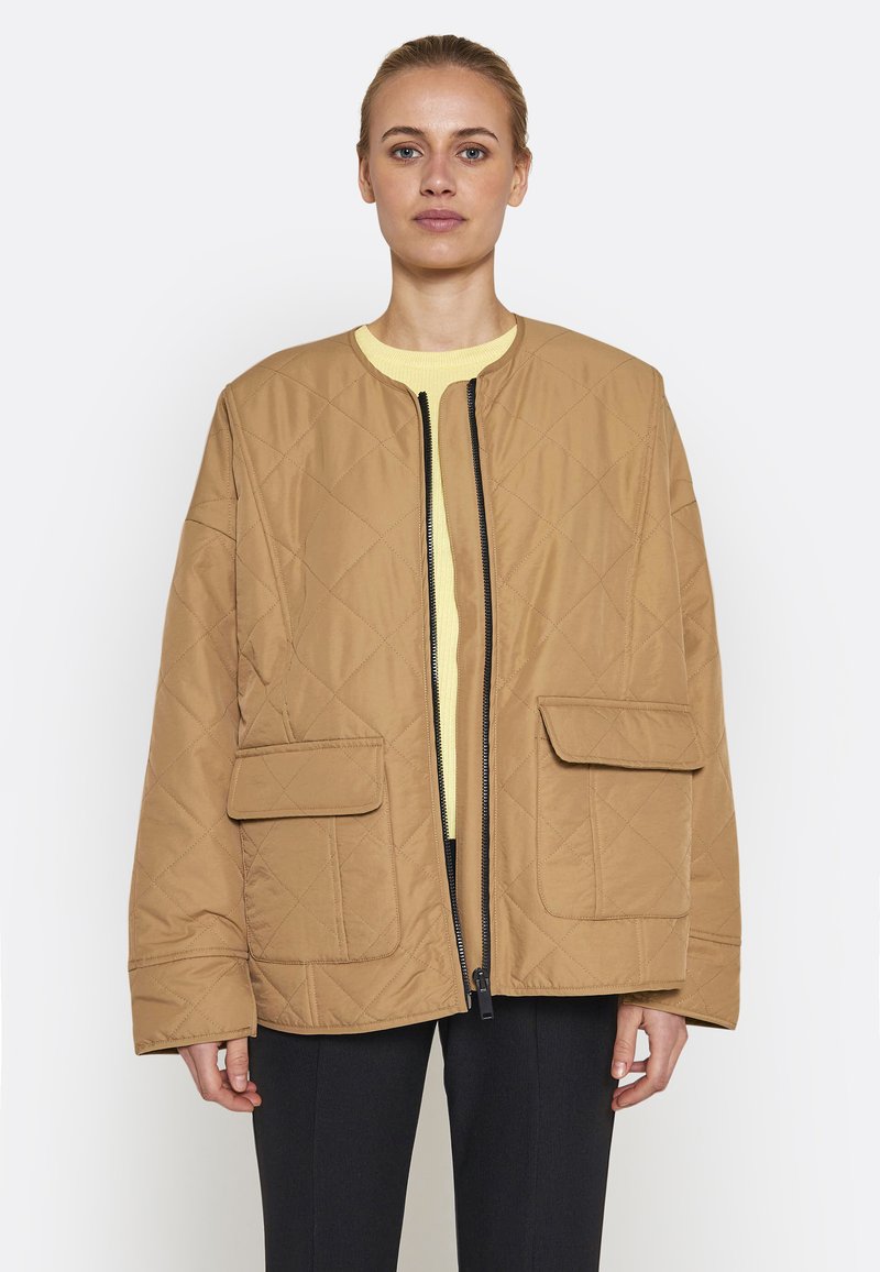 NORR CORA QUILTED Light jacket light brown Zalando.ie
