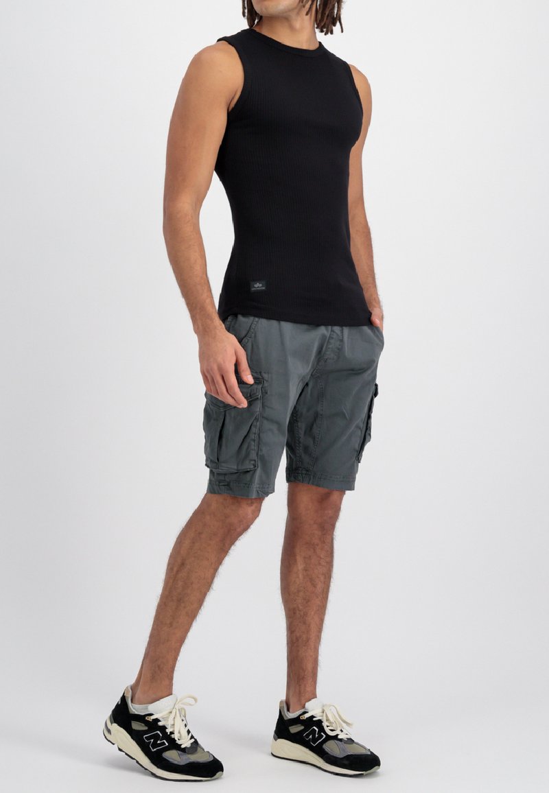 Alpha Industries TANK X-FIT - Top - blakc