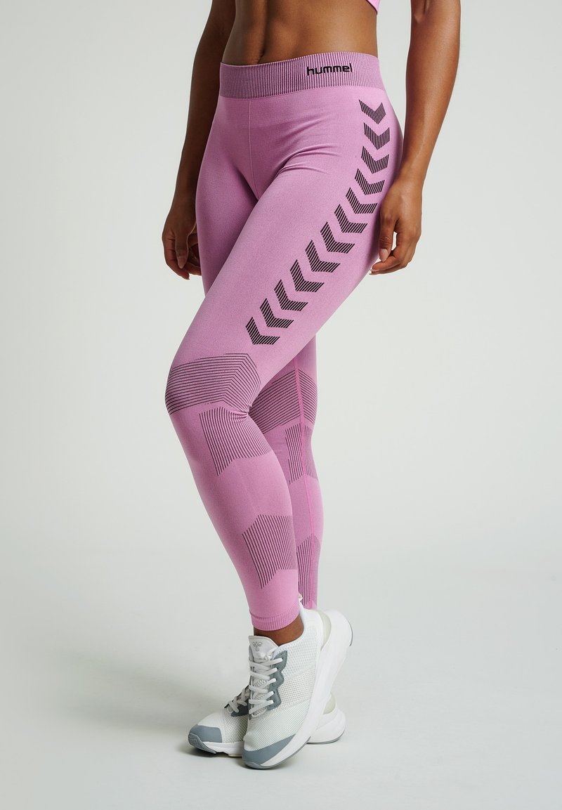 Damen Sportbekleidung | Hummel FIRST SEAMLESS Tights cotton candy/pink - JP10189 Damen Sportbekleidung | Hummel FIRST SEAMLESS Tights cotton candy/pink - JP10189