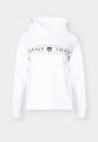 SHIELD HOODIE - Džemperis su gobtuvu - white