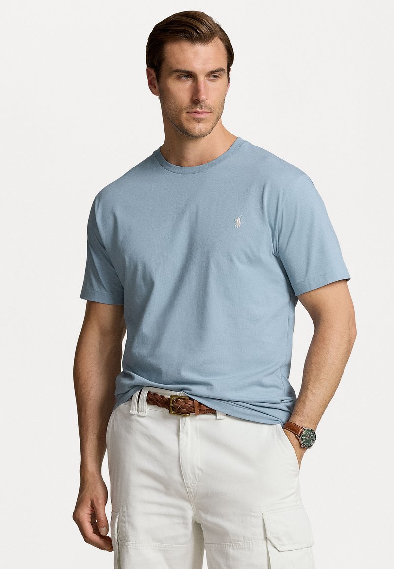 Polo Ralph Lauren Big & Tall JERSEY CREWNECK T-SHIRT - Pamata T-krekls - vessel blue