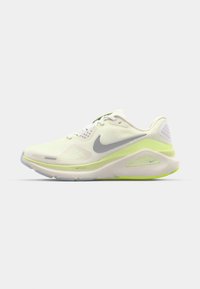 Nike Performance STRUCTURE 26 - Løpesko for vei - summit white/chrome/barely volt/sail/pure platinum/volt