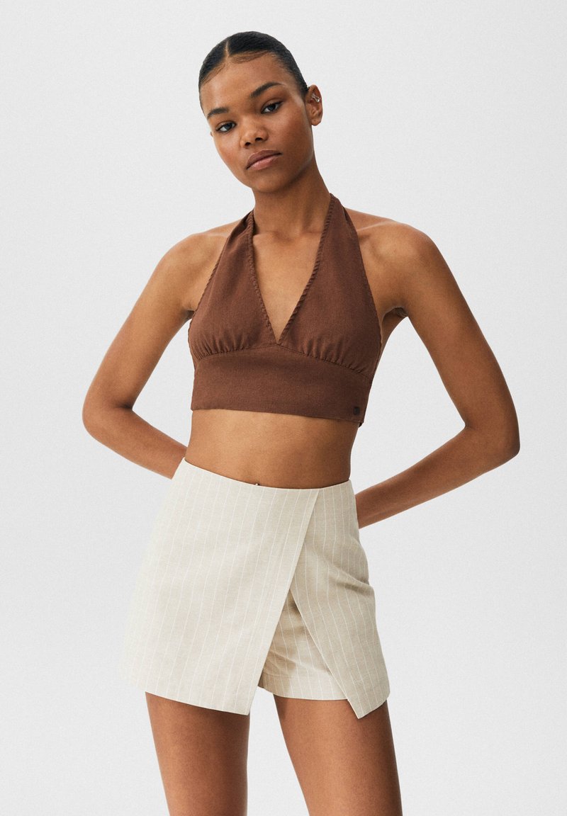 Damen Jeansröcke | PULL&BEAR Wickelrockbeige - HG91377 Damen Jeansröcke | PULL&BEAR Wickelrockbeige - HG91377