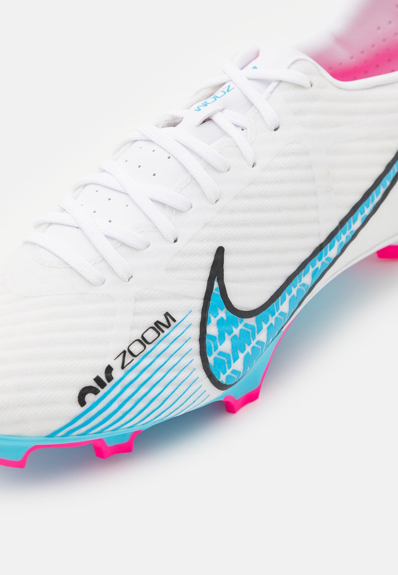 Nike Performance MERCURIAL ACADEMY FG/MG - Chaussures de foot à crampons -  white/baltic blue/pink blast/blanc - ZALANDO.CH