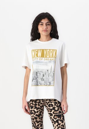 VMCITY CATY - T-shirts med print - snow white