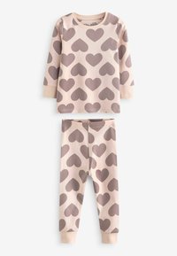 Next STAMPY 3 PACK - REGULAR FIT SET - Pyžamová sada - neutral  pink heart