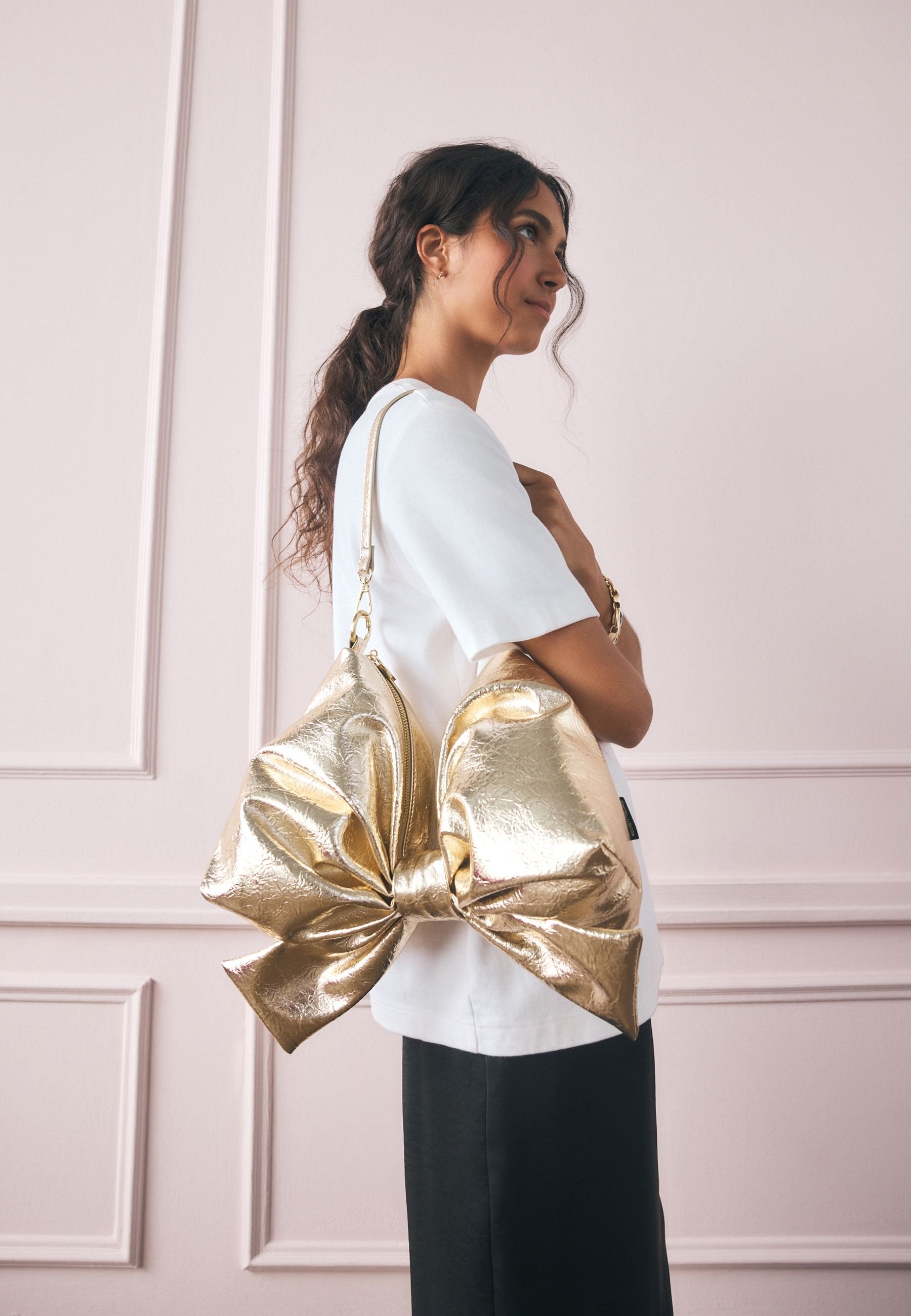 Marimekko PIKKU KARLA MULTI - Cross body bag - gold-coloured