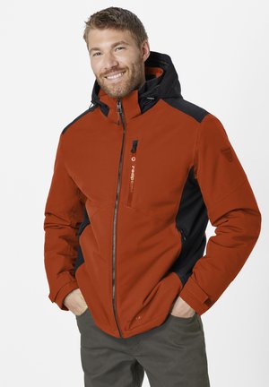 Redpoint WASSERDICHTE MIT FUNKTION UND VERSCHWEISSTEN NÄHTEN - Outdoor jacket - burned orange   black