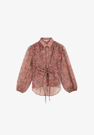 Scalpers, SCALPERS SCMINI FLOWER PRINT SHIRT - Overhemdblouse - red