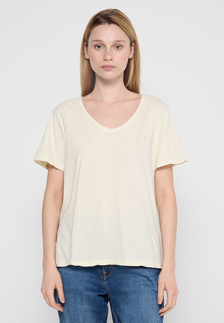Pepe Jeans T-shirt basic lichtgeel