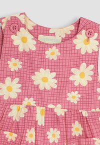 JoJo Maman Bébé PRETTY -REGULAR FIT - Kombinezonas su petnešomis - coral pink daisy