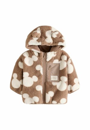 REGULAR FIT - MICKEY MOUSE  - Jachetă din fleece - brown