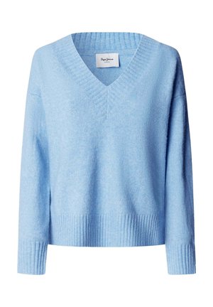 Pepe Jeans, PEPE JEANS JUMPER ASHLEY V NECK - Maglione - horizon blue
