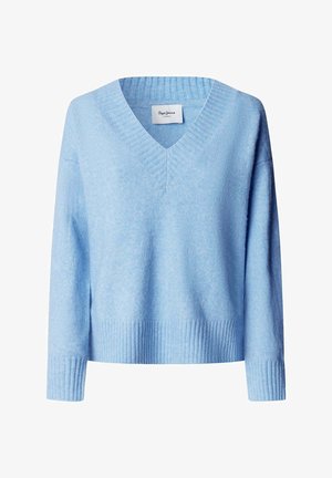 Pepe Jeans, PEPE JEANS JUMPER ASHLEY V NECK - Jersey de punto - horizon blue