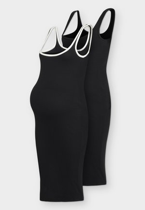 2 PACK - Denné šaty - black + black/white