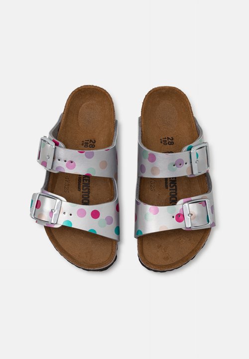 Birkenstock ARIZONA KIDS - Mules - electric metallic silver — foto 4
