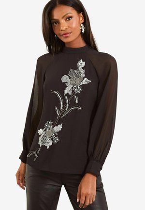Lipsy REGULAR FIT - EMBELLISHED - Blůza - black