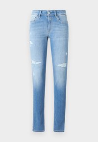 NEW LUZ SKINNY - Traperice uskog kroja - light blue