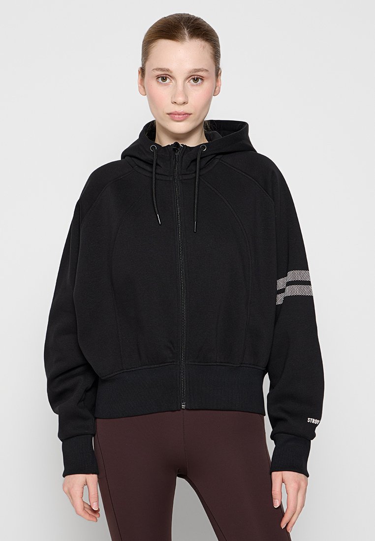 Stronger Sweater met rits zwart Stronger Sweater met rits zwart