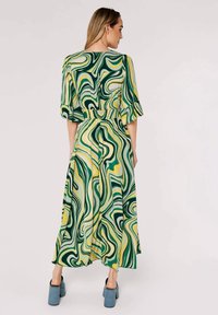 Apricot RETRO SWIRL - Maxikleid - green
