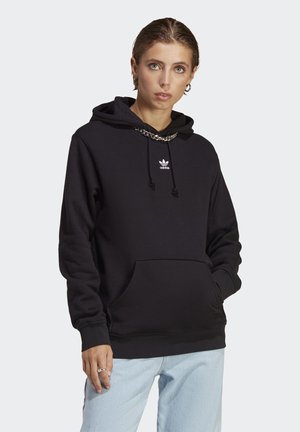 ESSENTIALS - Kapuzenpullover - black