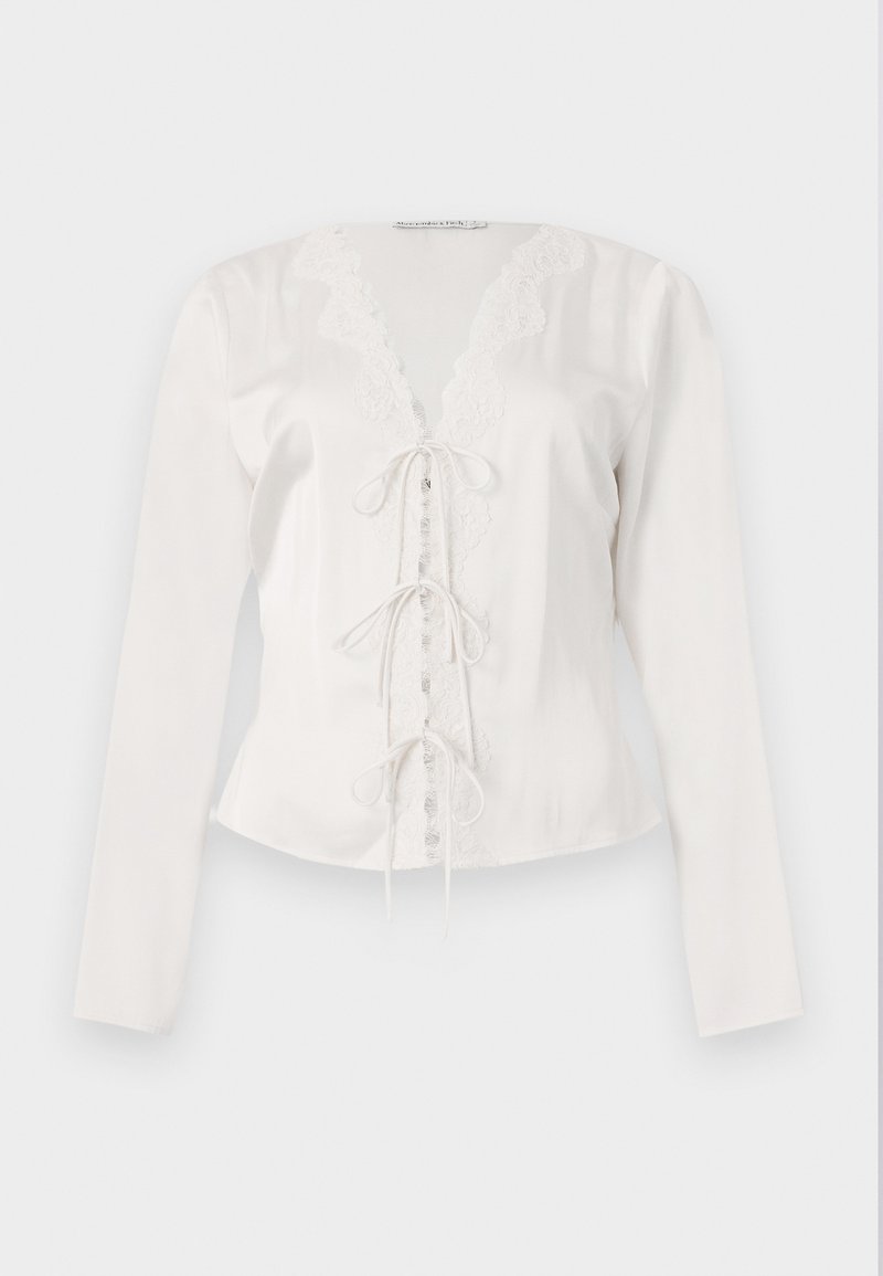 Abercrombie & Fitch Blouse wit Abercrombie & Fitch Blouse wit