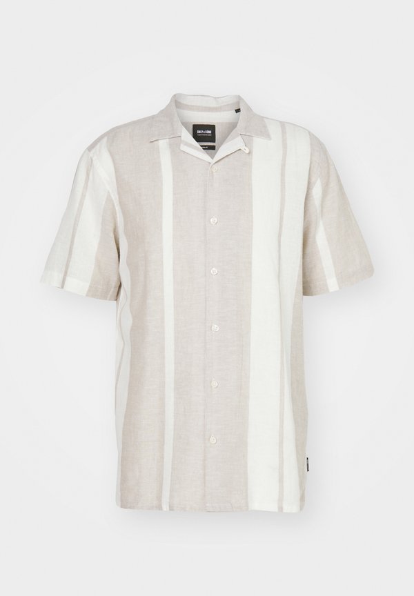 SCAIDEN STRIPERESORT NOOS - Shirt - vintage khaki4