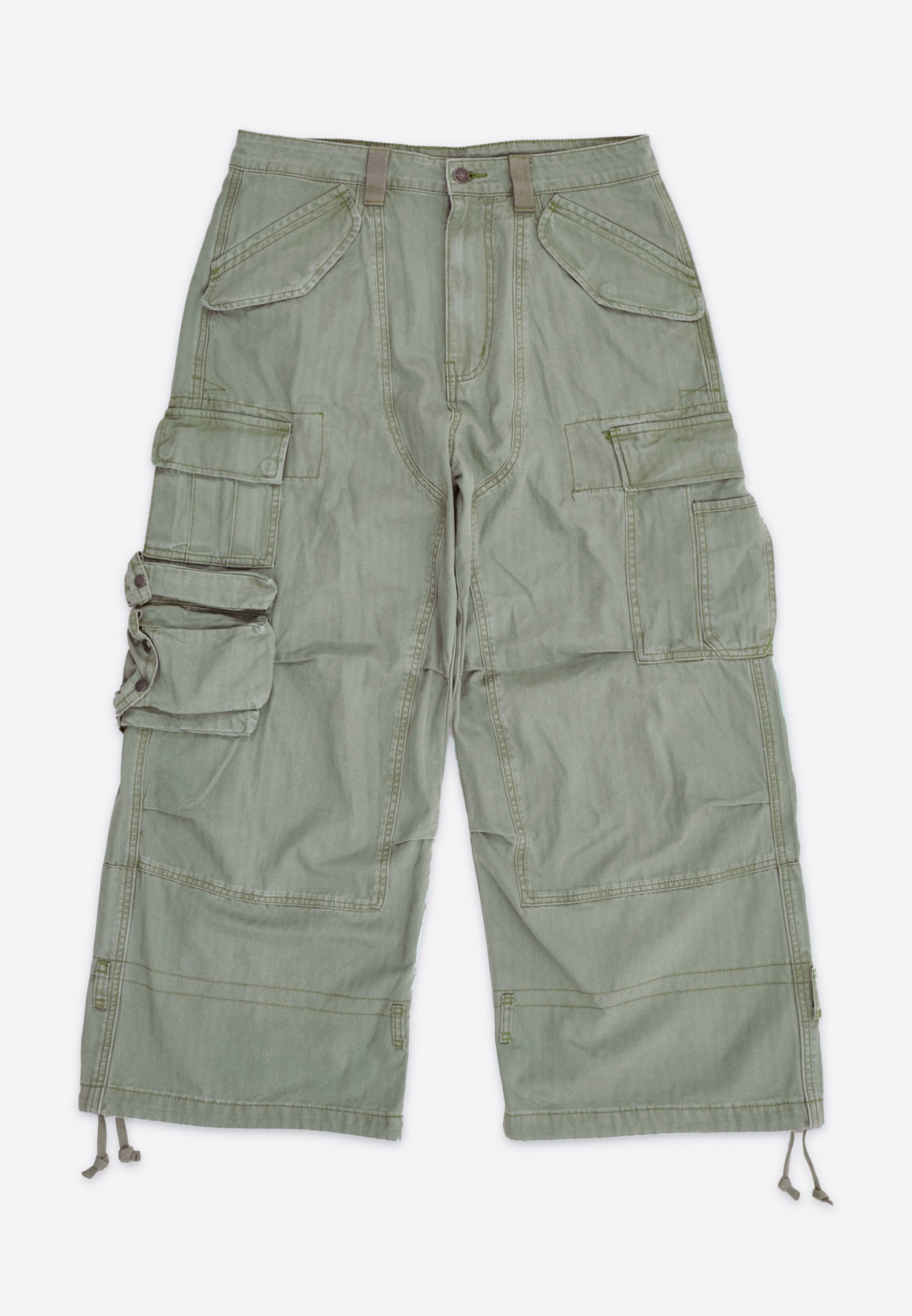 Jaded London OVERSIZED UTLITY - Cargo trousers - khaki - Zalando