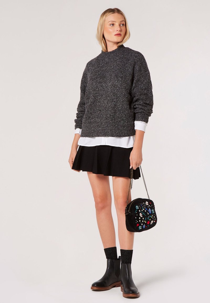 Apricot Trui grijs gemêleerd Apricot Trui grijs gemêleerd