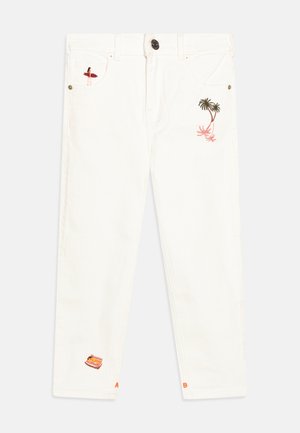 Scotch & Soda THE TIDE HIGH RISE BEACH SCEN - Relaxed fit jeans - white