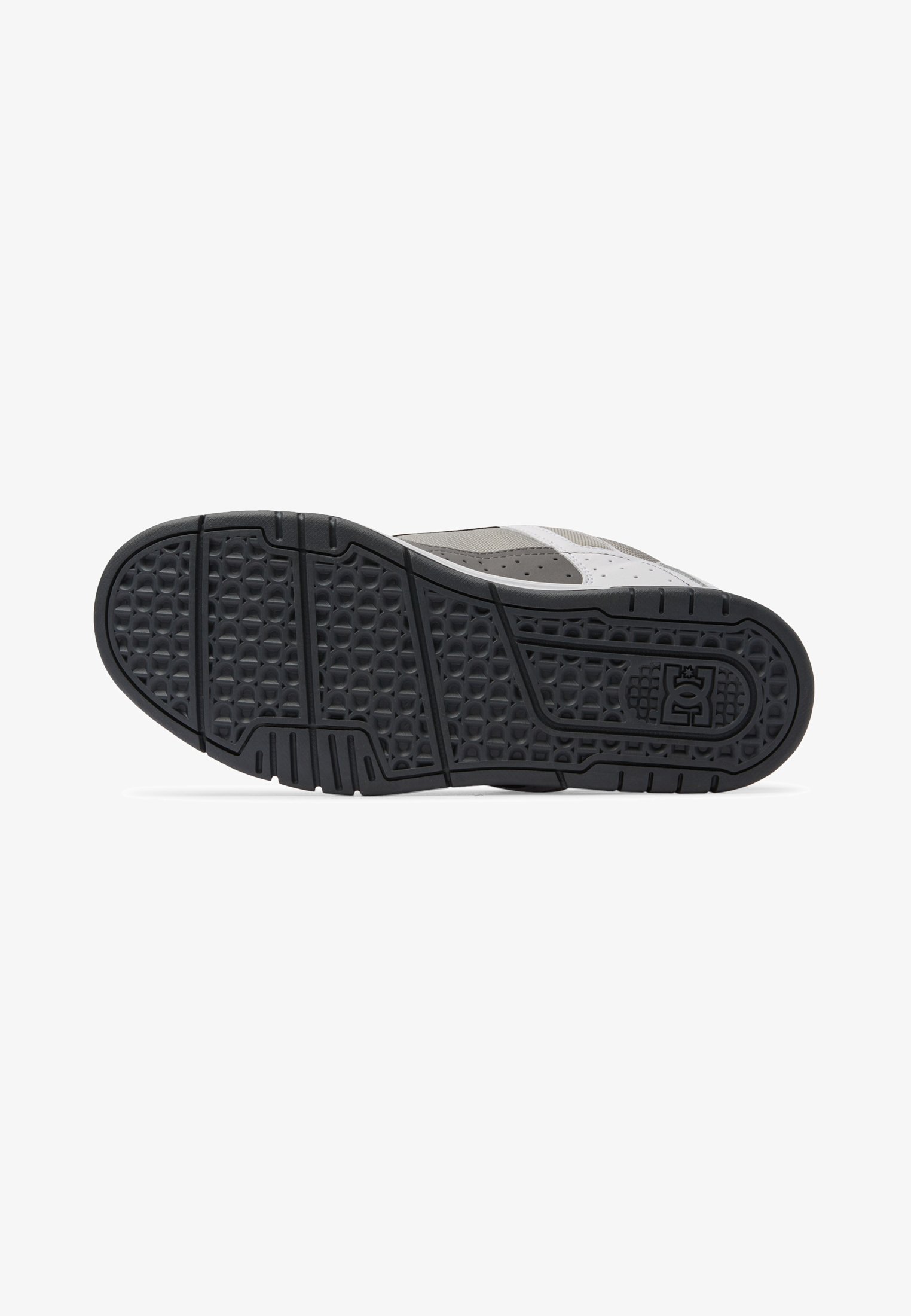 DC Scarpe Da Skate Construct Uomo - Bianco/Rosso/Grigio, Taglia 40 EU - Suola Pill Pattern