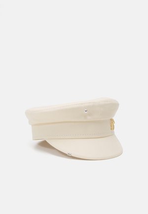 RUSLAN BAGINSKIY PIERCED BAKER BOY  - Šiltovka - ivory