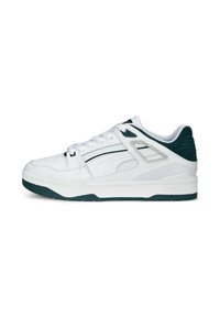 Puma - SLIPSTREAM UNISEX - Trainers - white varsity green Thumbnail Image 1