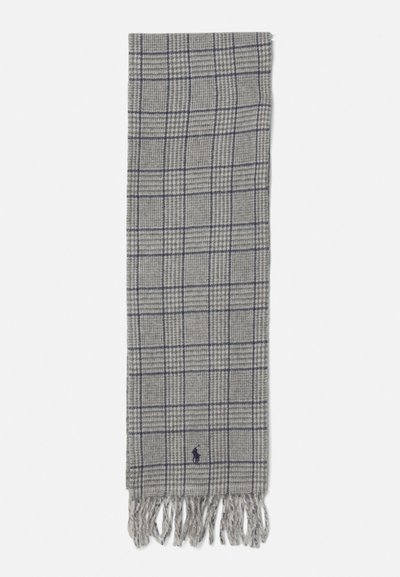 Polo Ralph Lauren REVERSIBLE PLAID WOOL BLEND SCARF - Κασκόλ - grey multi
