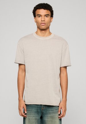 Urban Classics, VINTAGE WASHED TEE - T-shirts basic - cloud