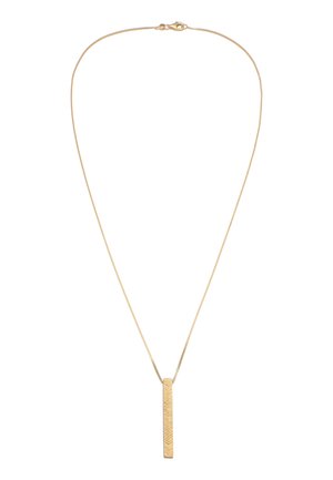 STRUCTURED BAR CHAIN - Collana - gold-coloured