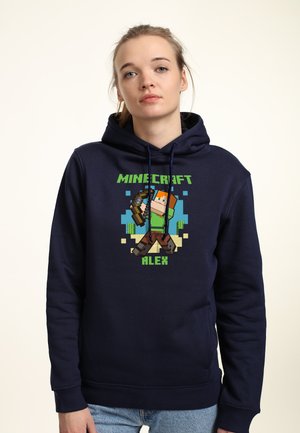 MINECRAFT SNIPER - Sweat à capuche - navy blue