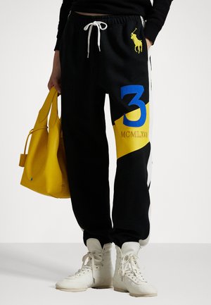 FLEECE JOGGER PANT - Tepláky - black